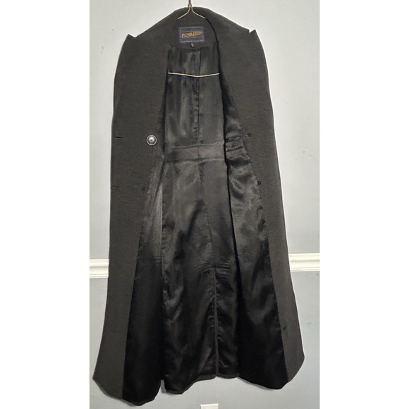 Pendleton Women’s 2 Gray Wool Silk Long Peacoat Coat - Picture 6 of 10